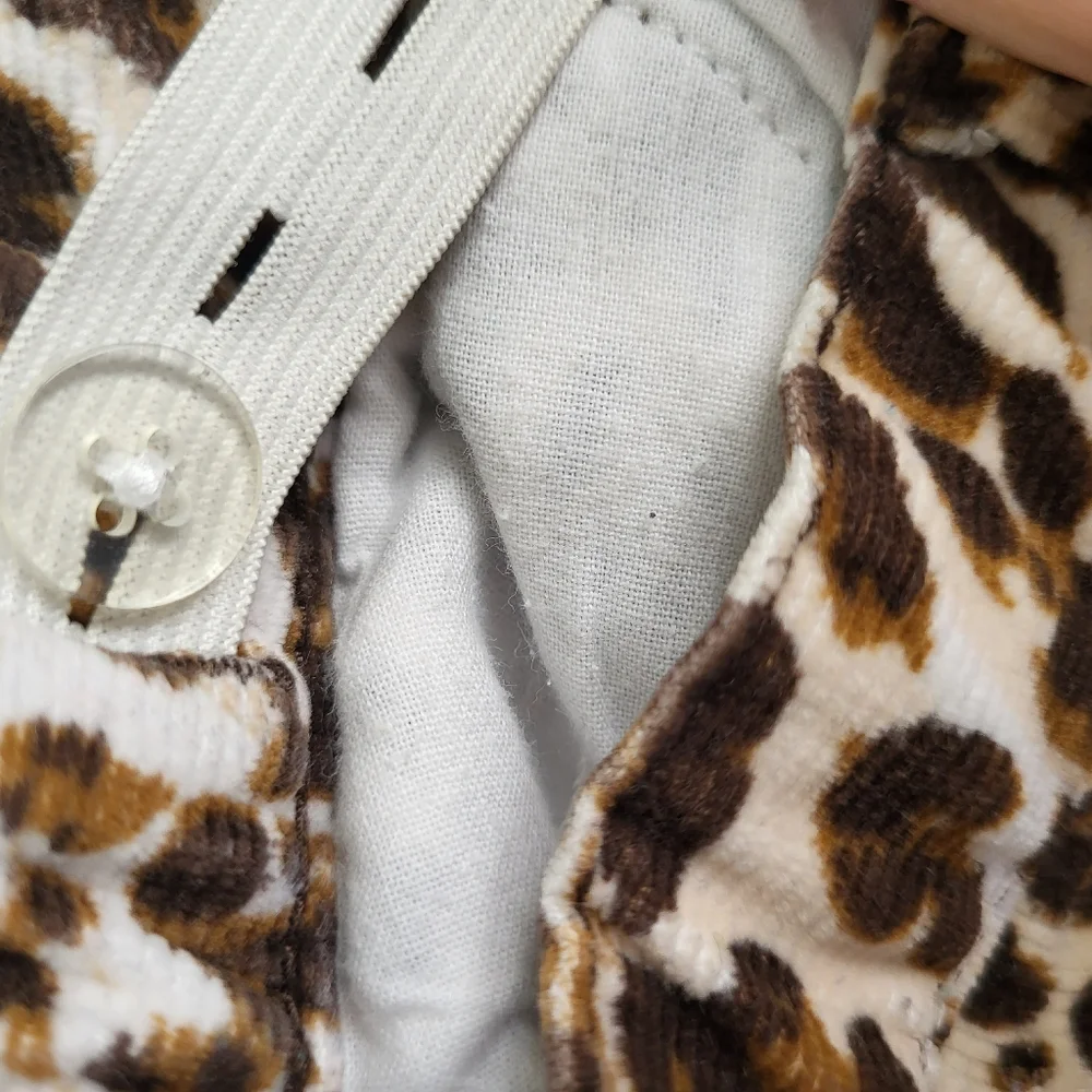 Children's Place Leopard Animal Print A Line Shirt Size 6‎ Corduroy